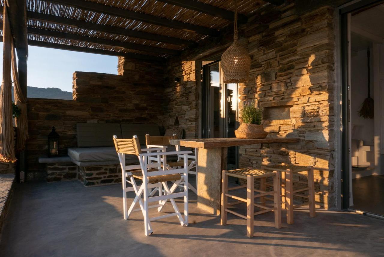 Вилла Aerino Seaside Agios Romanos Экстерьер фото