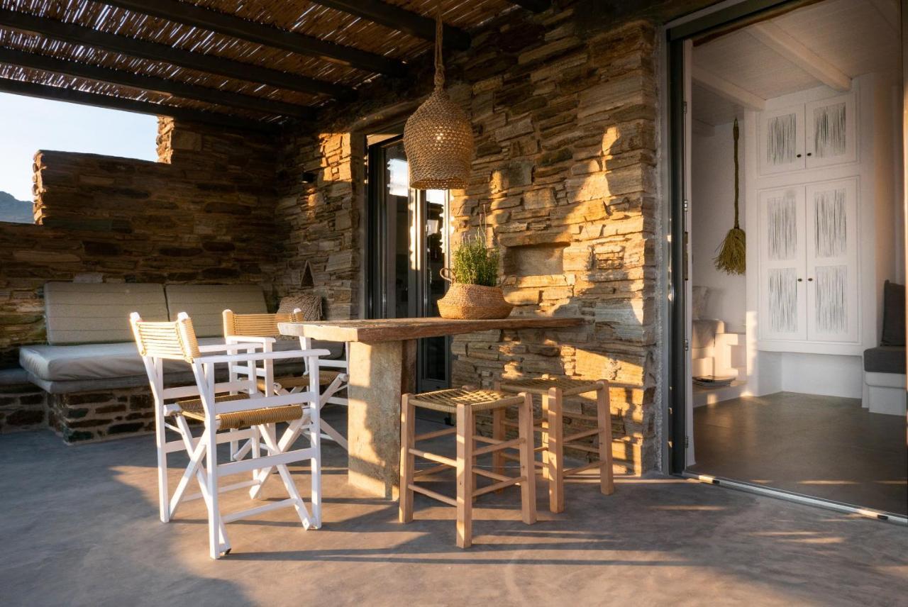 Вилла Aerino Seaside Agios Romanos Экстерьер фото